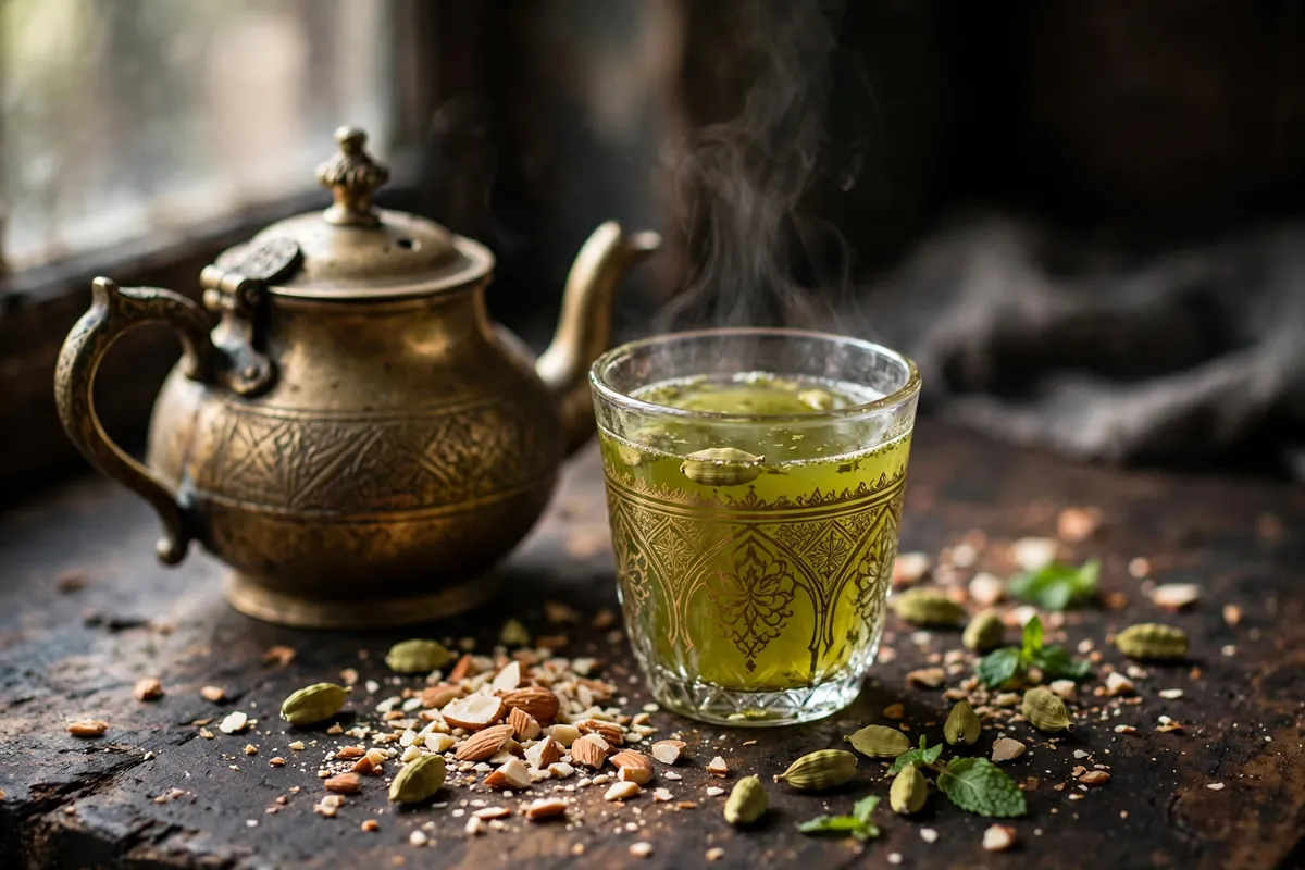 Qehwa, Peshawari green tea